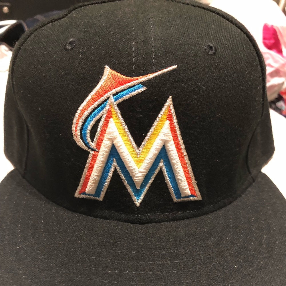 New Era Miami Marlins Hat 7 5/8